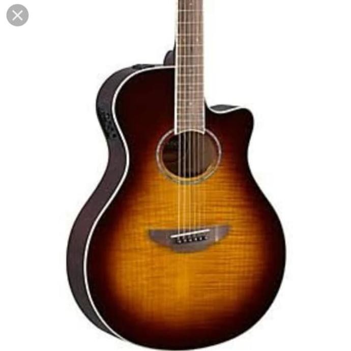 promo diskon 70% Gitar Akustik Elektrik Yamaha Original Apx600Fm Tbs / Apx_600Fm Tbs Sandraputri445