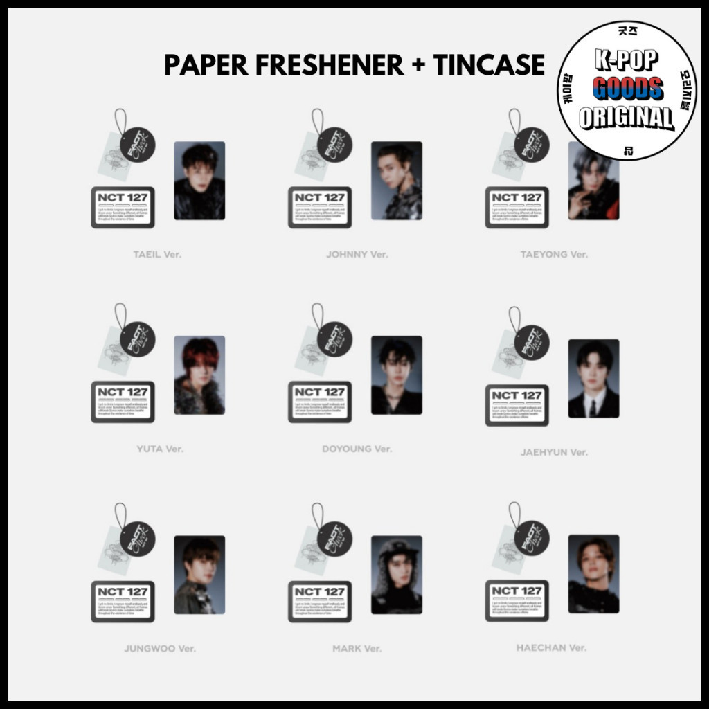 [READY STOCK] NCT 127 PAPER FRESHENER + TINCASE FACT CHECK