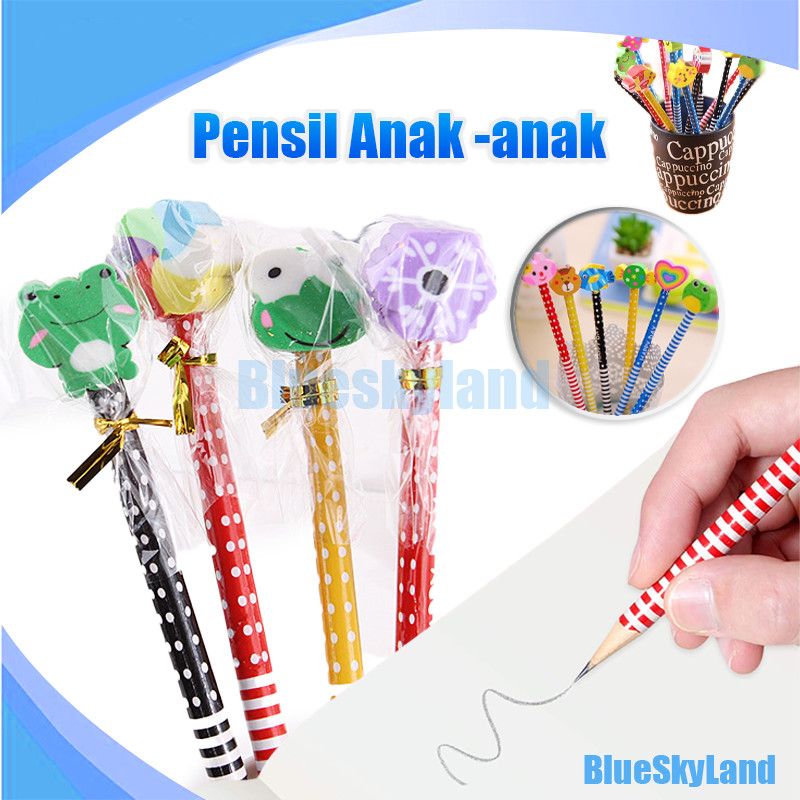 

Pensil Karakter Kartun Lucu Motif Garis Polkadot Pensil Karakter / Penghapus Pensil Lucu Ada Penghapus 3d Pensil Fancy Unik Pensil/Pensil Berkualitas Tinggi/Terjangkau