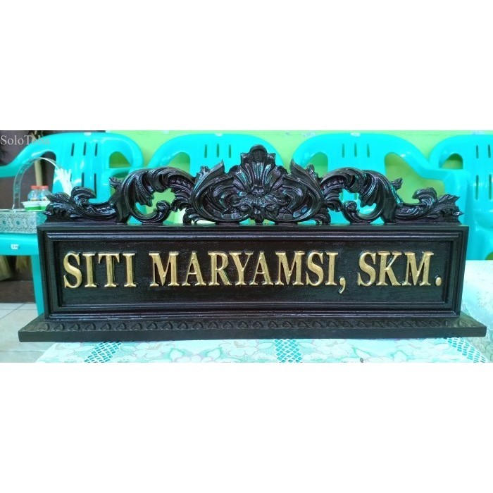 

Relief Ukir Kayu Jati PAPAN NAMA - nama sesuai pesanan murah