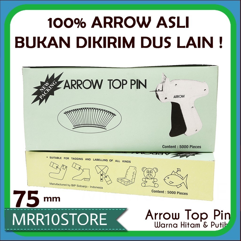 ARROW TOP PIN - TAG PIN ISI REFILL TAG GUN ORIGINAL 75mm