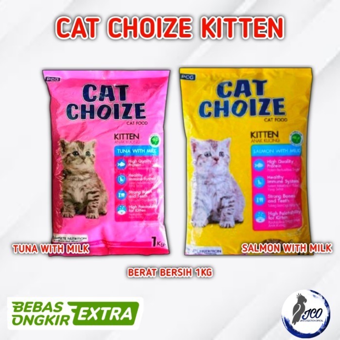 CAT CHOIZE KITTEN MAKANAN KUCING CAT CHOIZE KITTEN 1KG