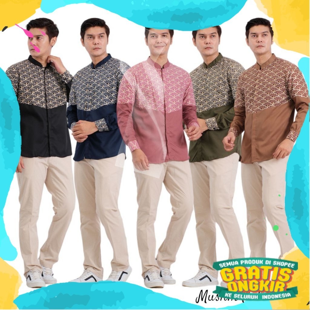 MUSLIM SULAIMAN baju muslim pria - muslim ayah anak - kemeja jumbo - kemeja muslim jumbo - muslim ca