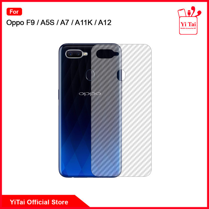 YI TAI - Garskin Carbon Oppo F9 A5S A7 A11K A12 Yitai Indonesia