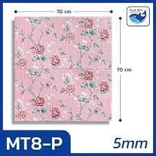 WALLPAPER 3D FOAM BUNGA PINK (MT8-P)