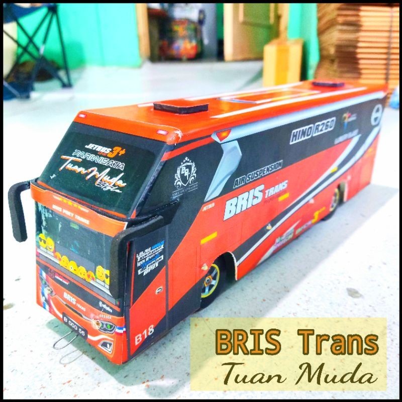 Bus Telolet Basuri Bris Trans Tuan Muda Full Lampu