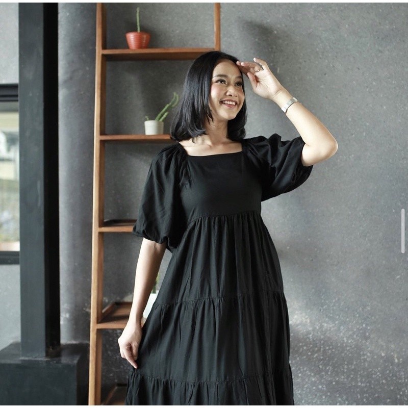 Sabrina Midi Dress/MIDI DRESS ARYNA/DRESS KATUN TWIIL ADEM/DRESS JUMBO/DRESS MURAH