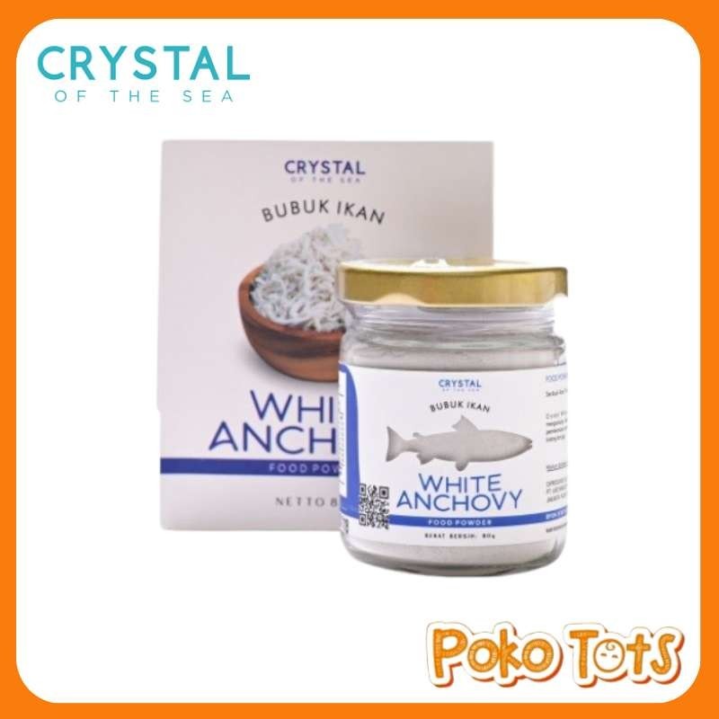 

Crystal Sea White Anchovy Powder Bubuk Ikan 80gr Bubuk Ikan Teri Putih WHS