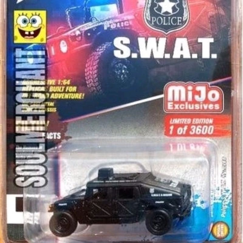 Johnny Lightning Police SWAT Humvee Diecast Hummer Original