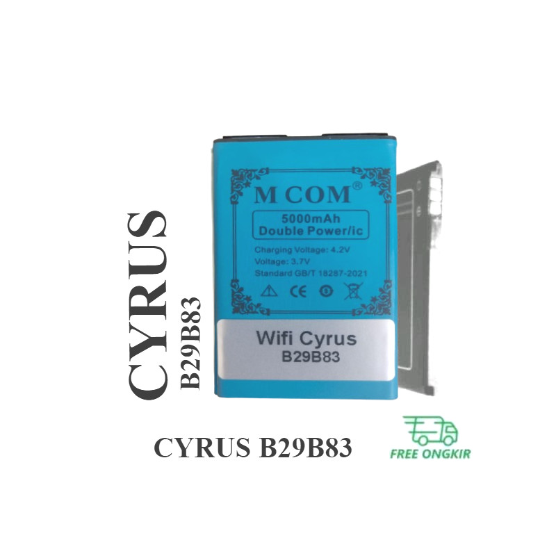 Baterai MCOM for Wifi Cyrus B29B83 Double Power 5000mAh