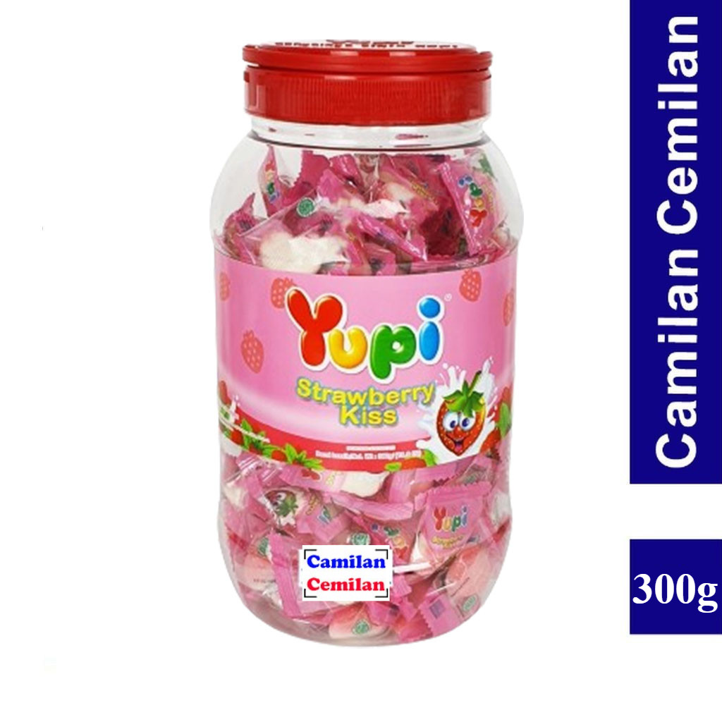 

Yupi Strawberry Kiss Toples 300 gr