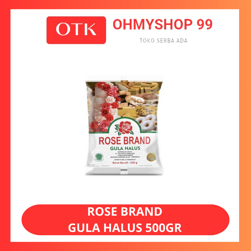 

Rose Brand Gula Halus 500gr