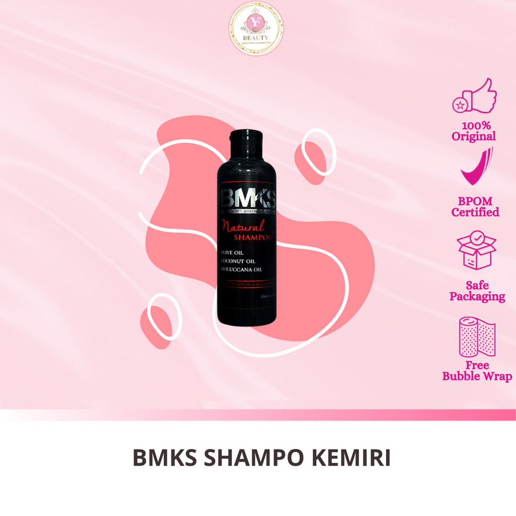 YF BEAUTY BMKS KEMIRI SHAMPO ORIGINAL BPOM - BMKS SHAMPO KEMIRI