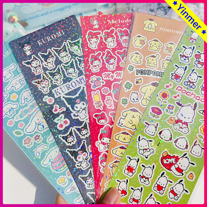 

COD✨Stiker Motif Sanrio lucu Kartun Korea Gay Meme Melody Kuromi Stiker Dekoratif Sticker Lucu Untuk Alat Tulis Impor Murah -Yinmer