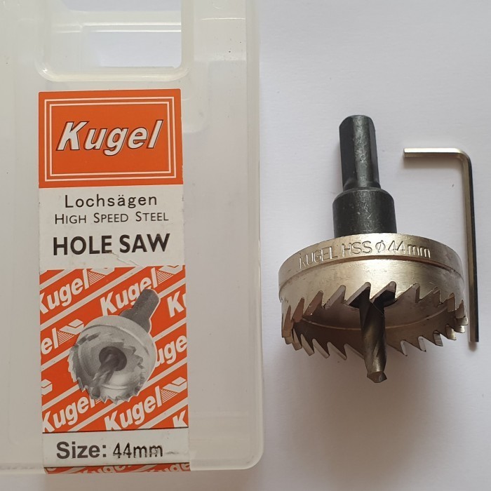 KUGEL Hole saw HSS 44 mm - Mata Bor Besi 44 mm Original ASLI KUGEL
