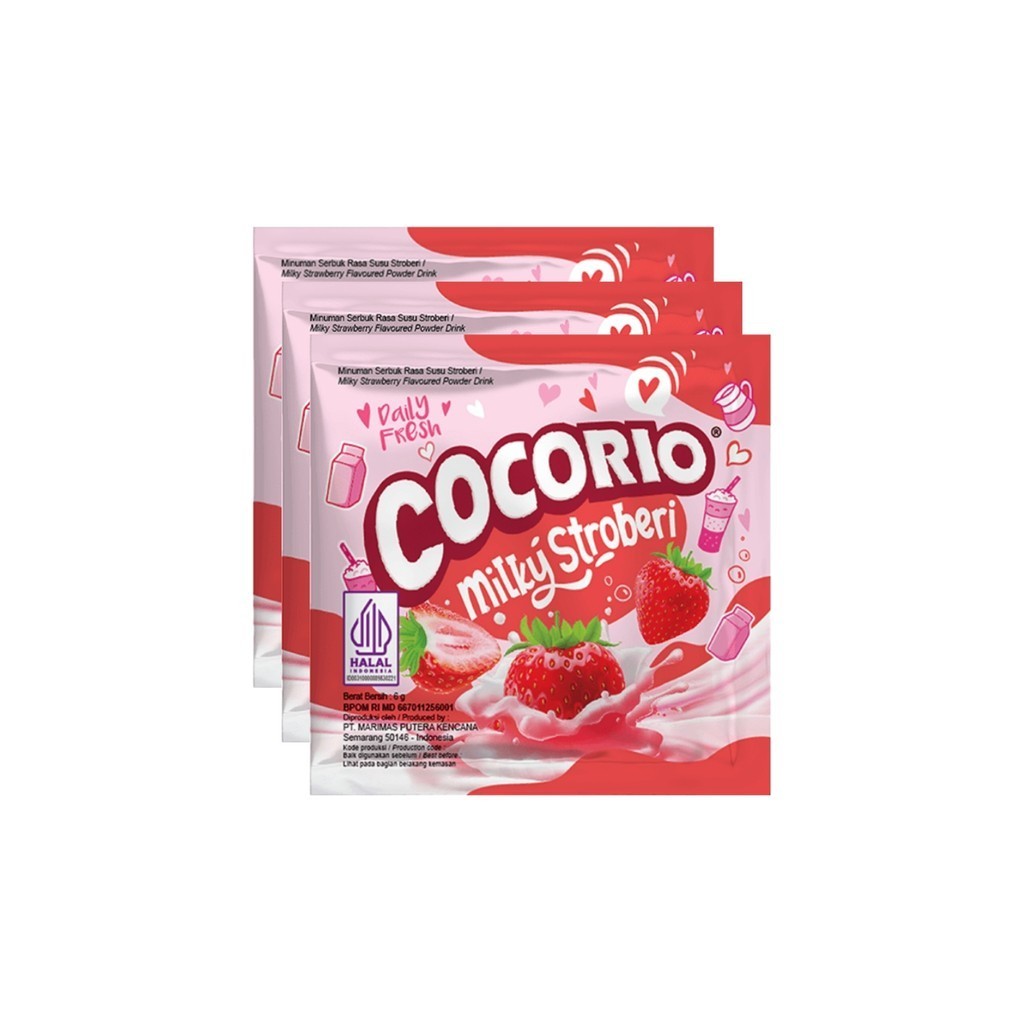 

Cocorio Milky Stroberi Kemasan Sachet M81