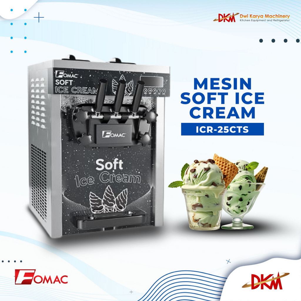 FOMAC SOFT ICE CREAM ICR-25CTS / MESIN ES KRIM FOMAC ICR 25CTS