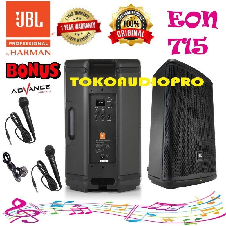 JBL EON715 Speaker Aktif 15 inch dengan Bluetooth