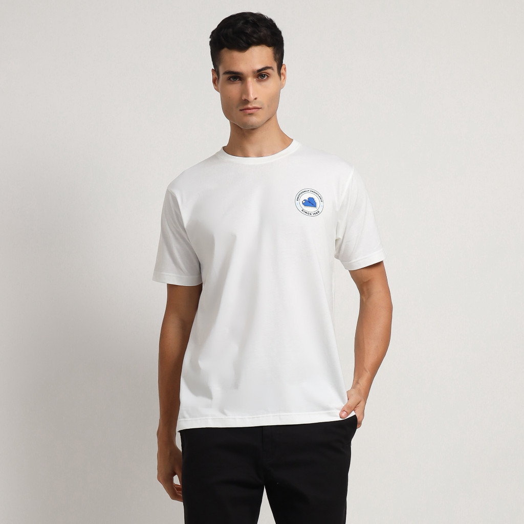 【COD】 WILL-K LONDON Emotionally Graphic Tee - White fashion