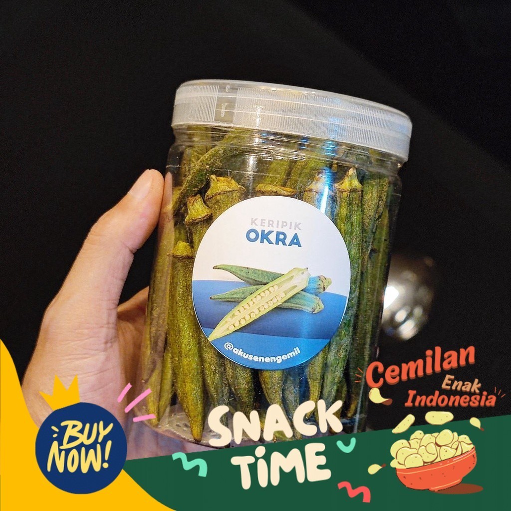 

PROMO SPESIAL KERIPIK OKRA 750ML CRISPY PREMIUM