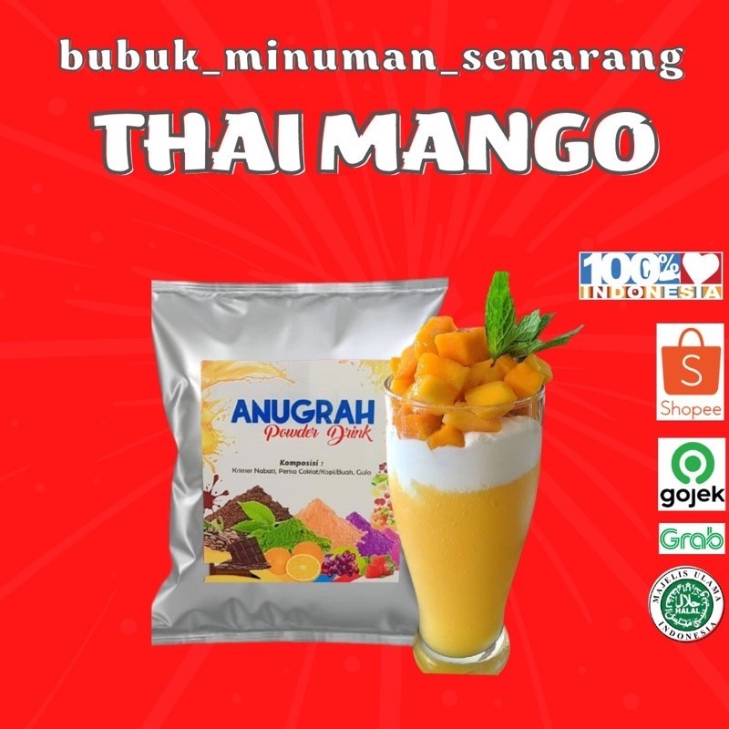 

Bubuk Minuman Thai Manggo Thai Mangga 1kgGratis Ongkir & COD