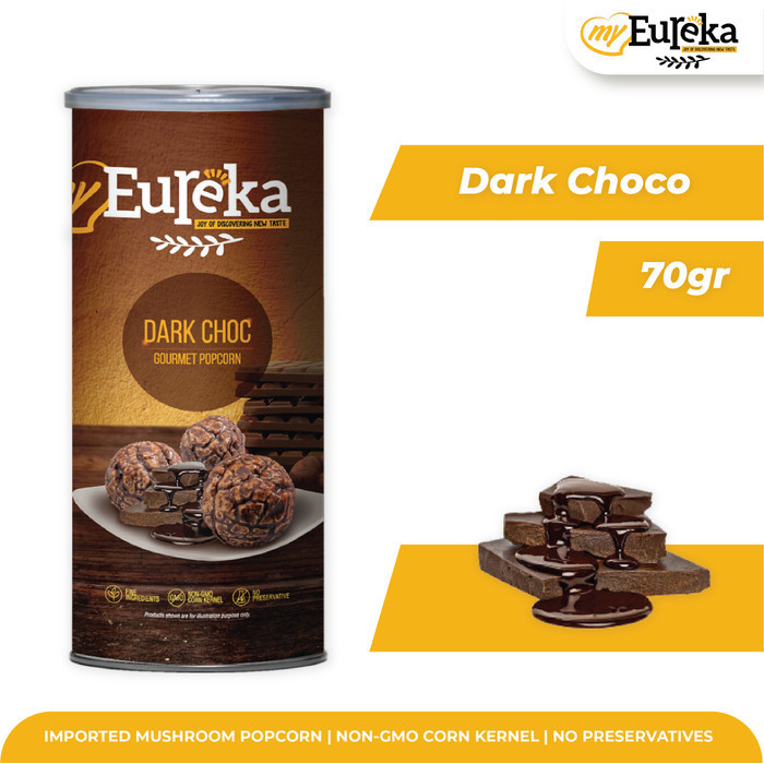 

NEW Eureka Popcorn DARK CHOCO CAN 70gr