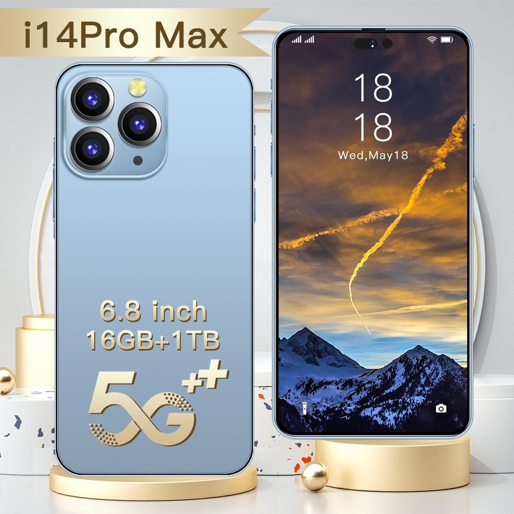 【HP MURAH ASLI I14 PRO MAX ASLI 1 JUTA CUCI GUDANG】I12 PRO MAX RAM 16 GB1024GB 8 GB + 256GB 6.7 INCI