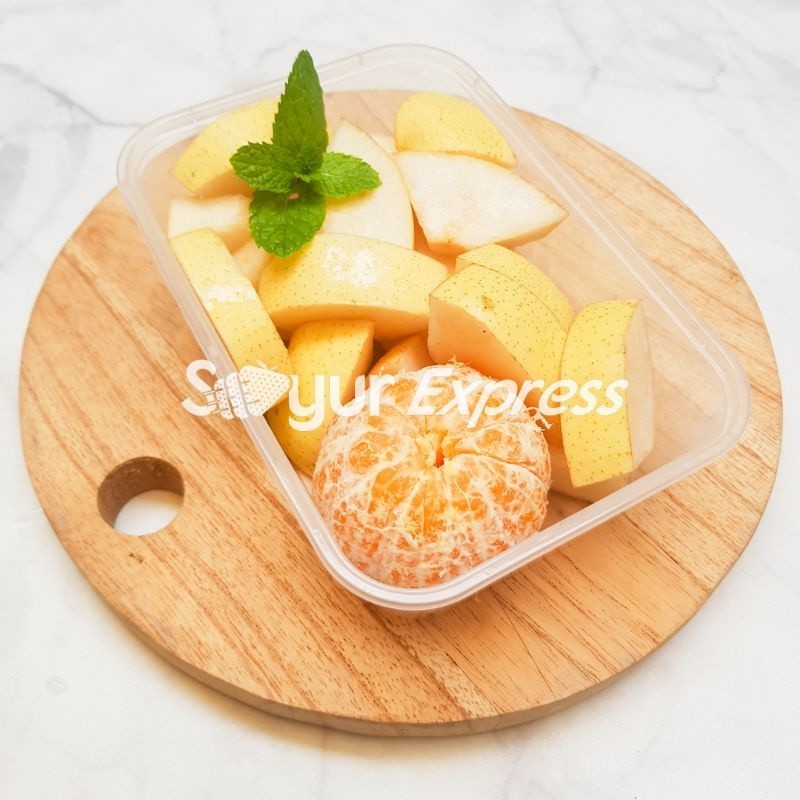 

Syegar Fresh Buah Potong Pear Jeruk Pack