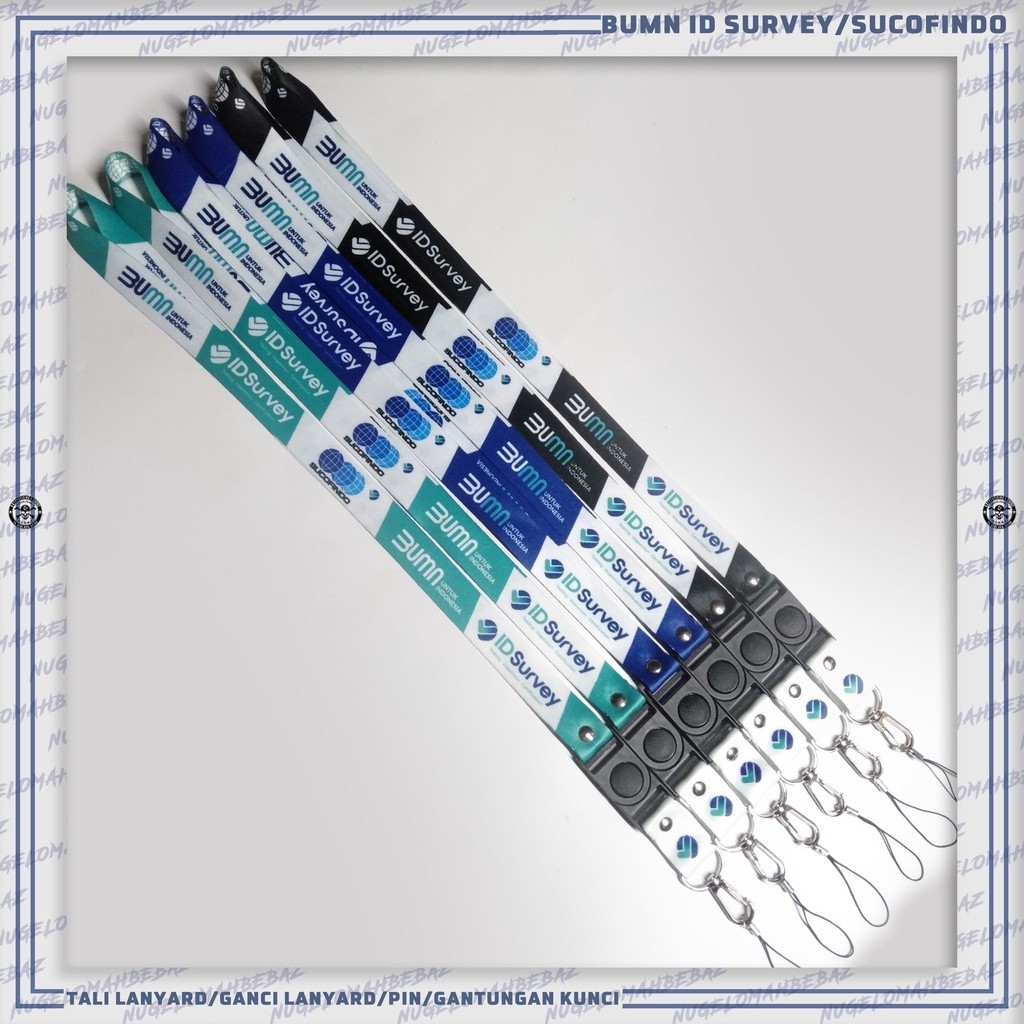 

TALI LANYARD GANTUNGAN ID CARD/HP/KUNCI/DLL.. ID SURVEY SUCOFINDO