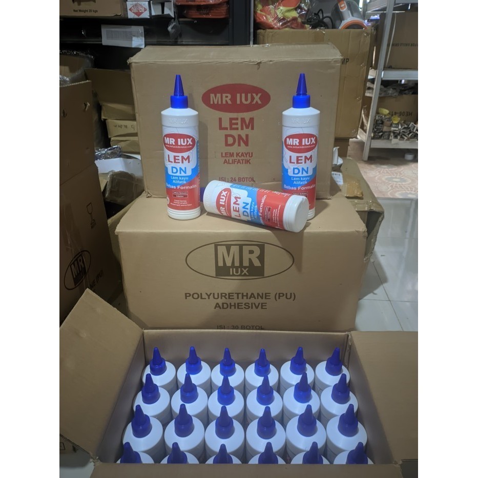 

Lem kayu ALIFATIK DN MR LUX 600 Gram Lengket Cepat Kering Lem 600 ml