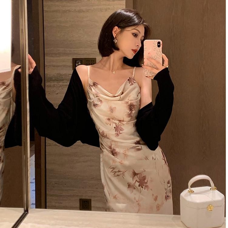 hazel set korean floral dress vintage beach dress graduation cocktail dress wanita big size dress pa