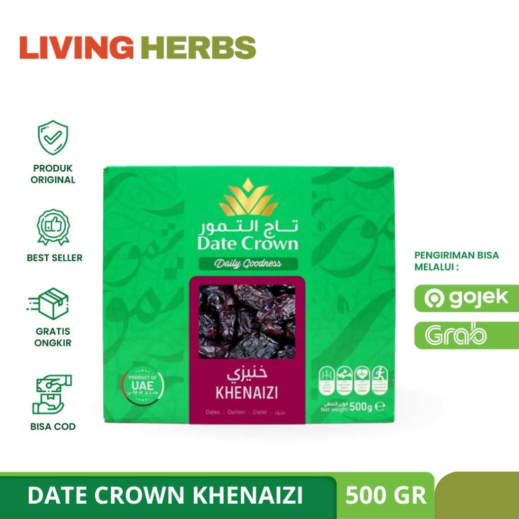 

DATE CROWN - Kurma Date Crown Khenaizi Kheinazi Khenezi 500gr