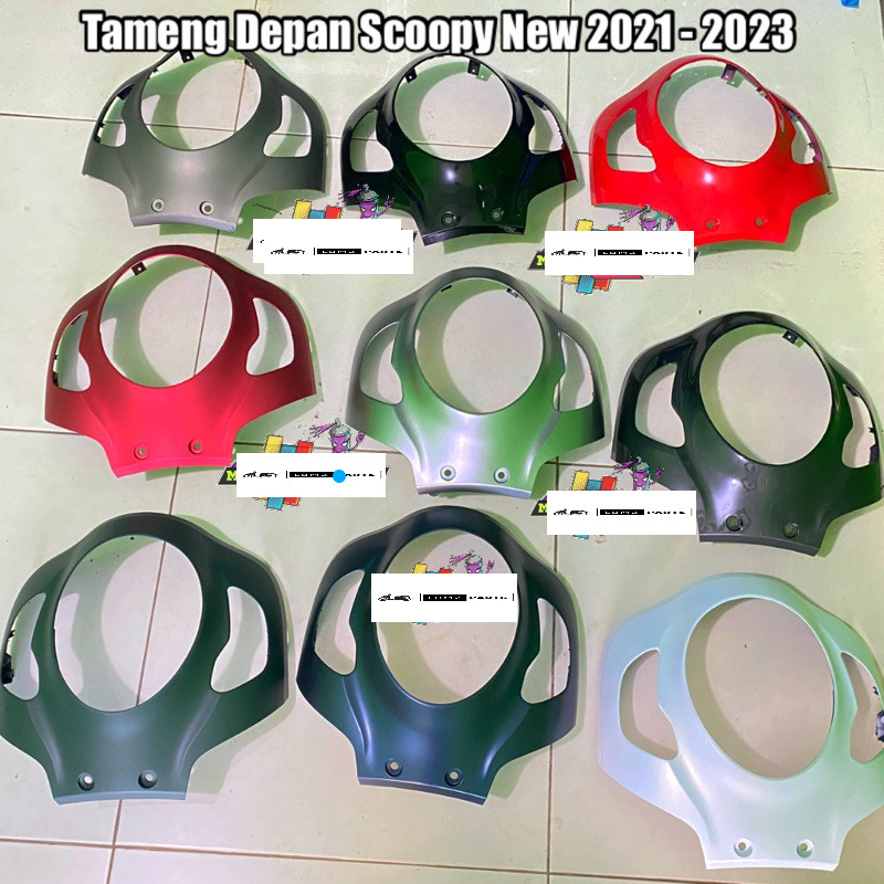 Cover Tameng Panel Body Depan Scoopy New K2F 2021 - 2023 Ori