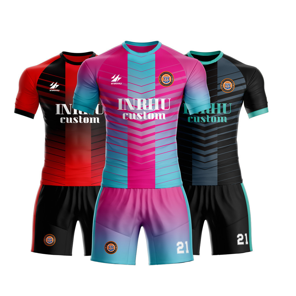 Pasokan Pabrik Grosir Jersey Retro Seragam Sepak Bola Sepak Bola Setelan Seragam Sepak Bola