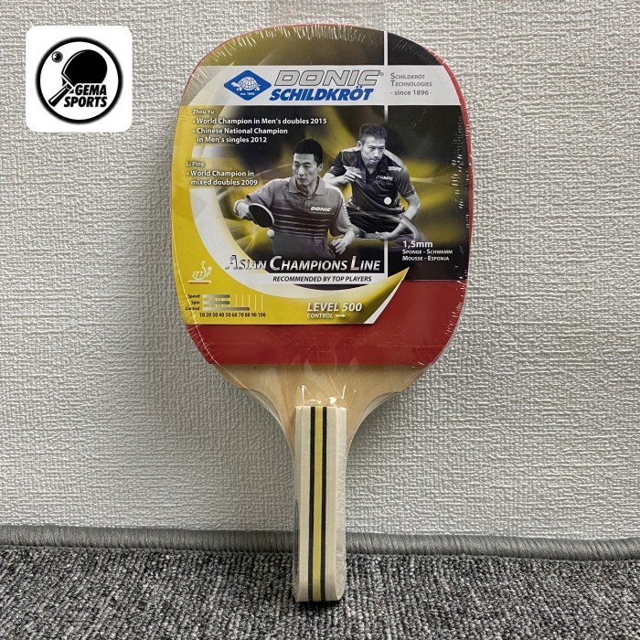 Donic Schildkrot Asian 500 PenHolder Bat Bet Pingpong -MNB24