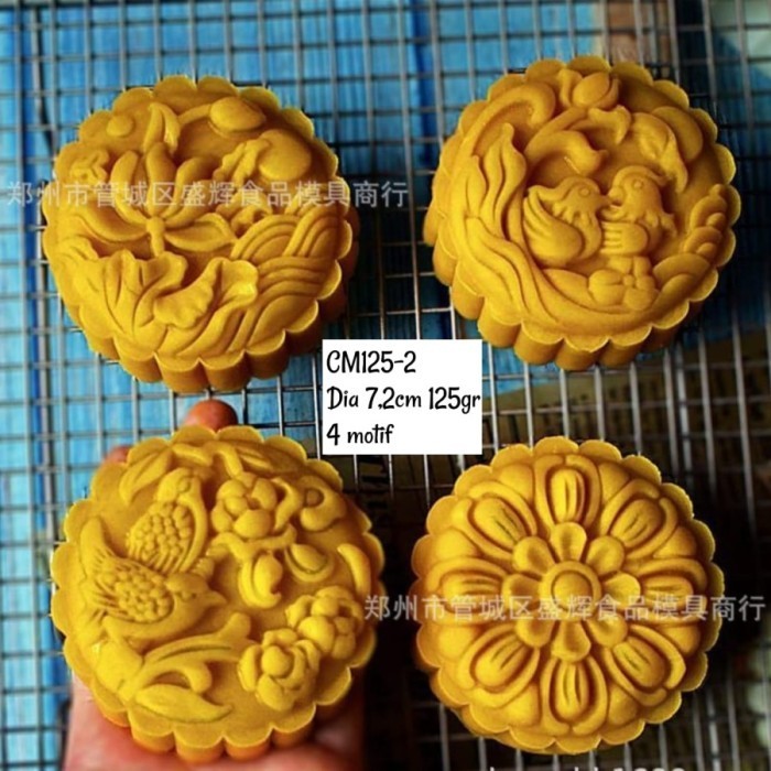 125GR cetakan mooncake cetakan kue bulan mooncake mold - 125-2 125gr
