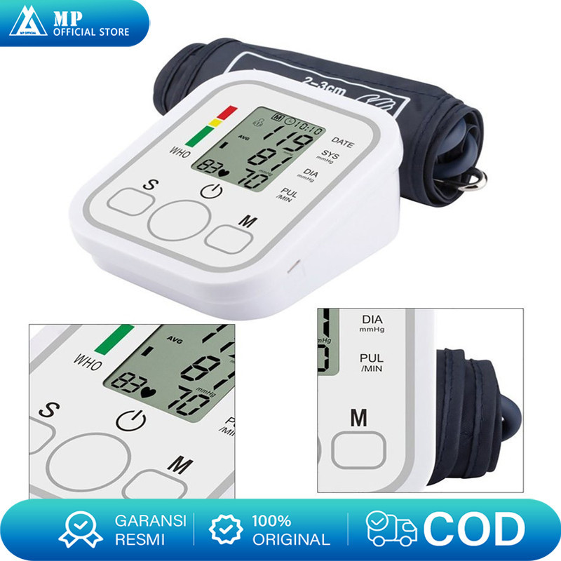 Tensimeter Digital Lcd Display pengukur tekanan tensi darahTensimeter Alat Cek Pengukur Tekanan Tensi Darah Digital Elektrik Otomatis dengan Suara with Voice