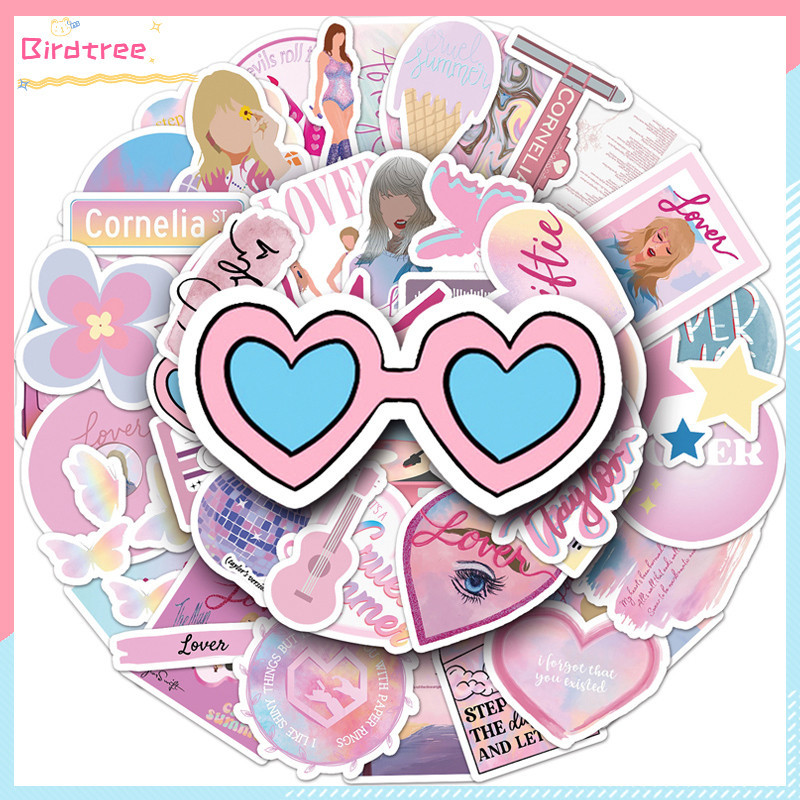 

COD Stiker Pecinta Album Taylor Stiker Tahan Air Seri Merah Muda Stiker Dekorasi Buku Besar Tangan