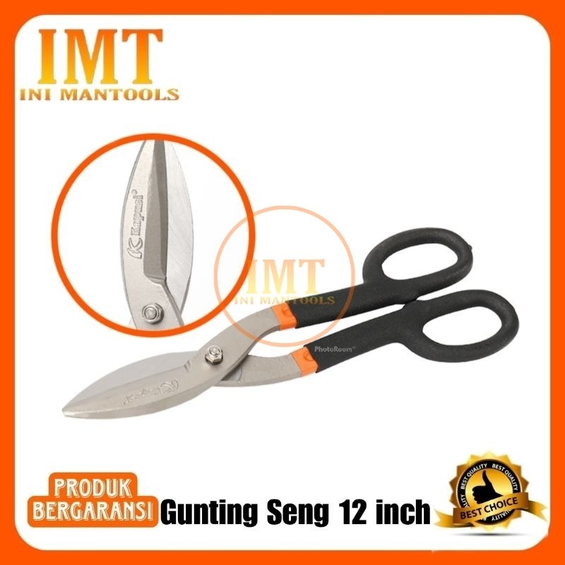 

Kapusi Gunting Seng 12 inch Gagang Karet K-0075