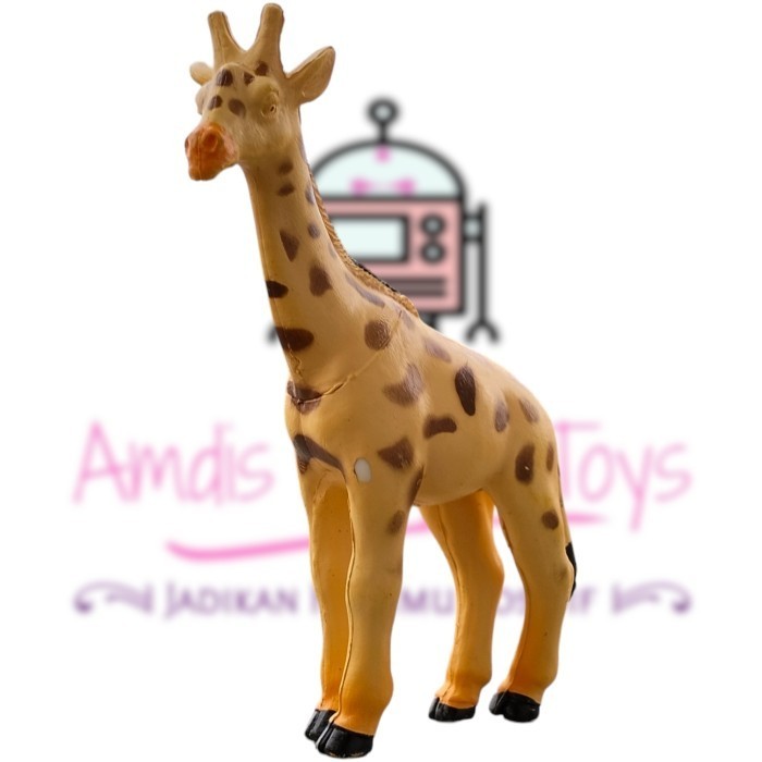 Figure Anak Jerapah - Wild Animal Mainan Anak Edukasi Binatang