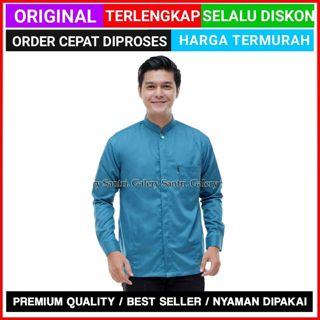 Koko Polos Lengan Panjang / Koko Yamani Premium / Koko Pria Dewasa / Baju Koko Lengan Panjang / Koko