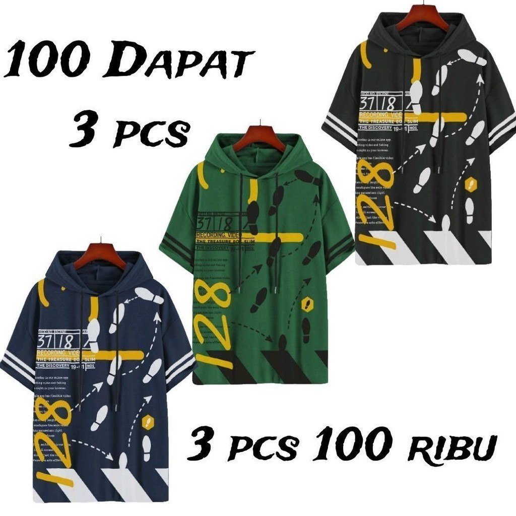 Promo diskon paket hemat 100 ribu dapat 3 pcs /paket kaos 3 pcs 100 k / promo diskon paket hemat 100