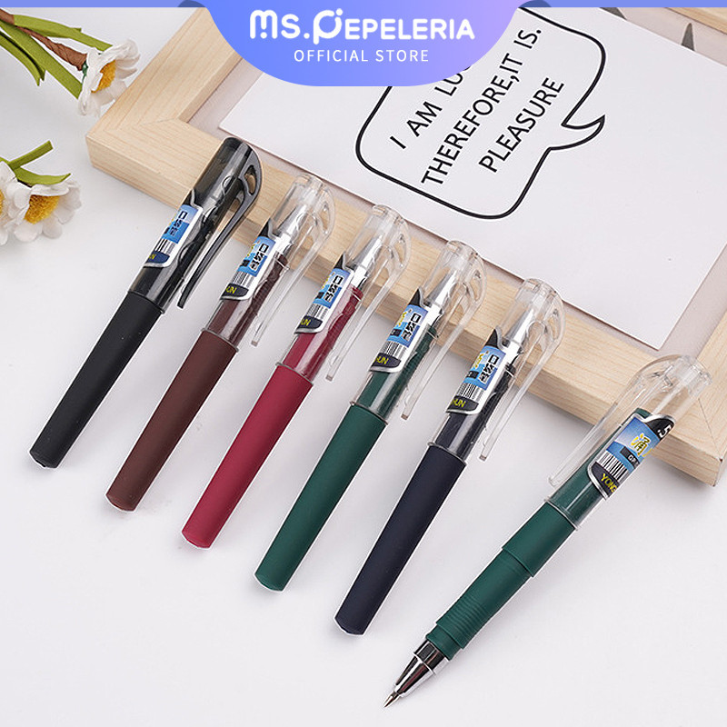 

Gel Pen 0.5mm Pulpen Mini Pena Hitam Gelpen Hitam/pena saku sederhana - Ms.Pepeleria