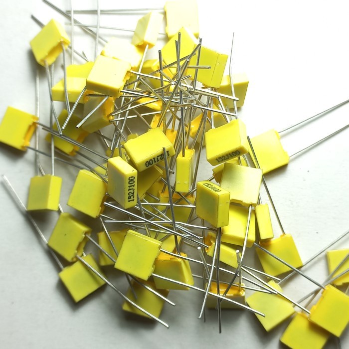 kapasitor 1n5 mkm 152J100 152 100v mkp original milar mylar mkp ori 1.5n 1,5n 1.5nf 1,5nf Fajar elek