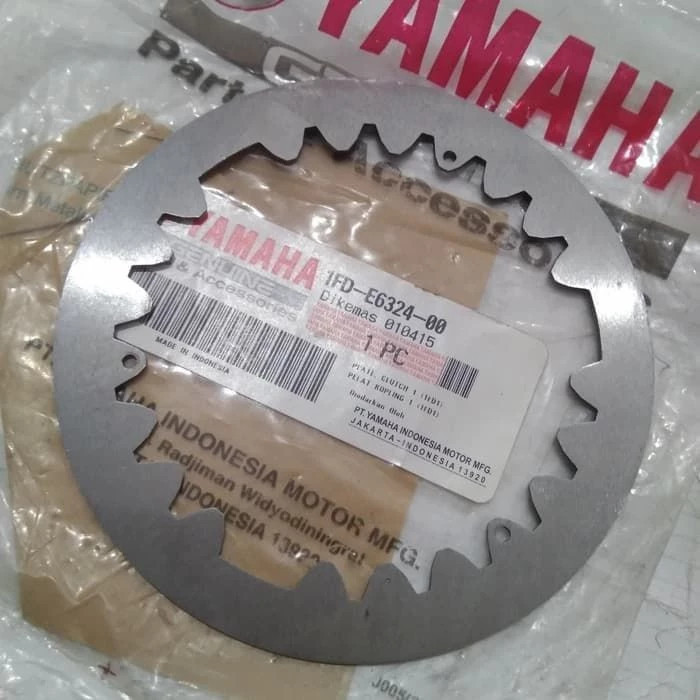 Original Yamaha 1FD-E6324-00 Plat Kopling Gesek Yamaha Vega Force FI F1 1FD-E6324-00 FSX HP