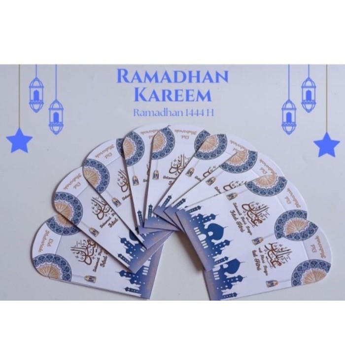 

Amplop ampau lebaran medium Poli Embos Gold Premium (isi 10 lembar) NEW - masjid poli