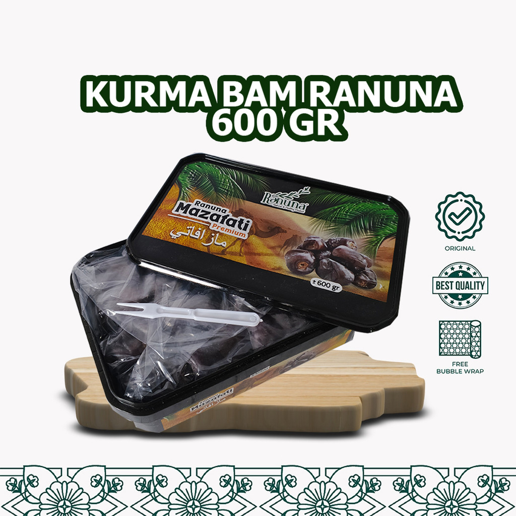 

KURMA BAM ANGGUR 600GR PREMIUM SUPER LEMBUT MANIS DAN LEGIT