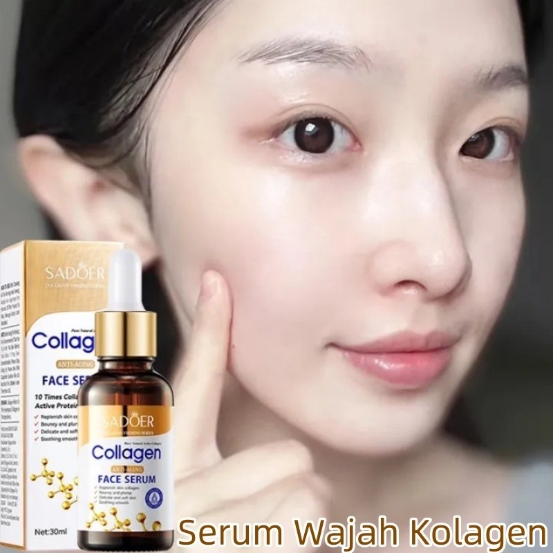 COD SADOER Essence kolagen Pemutih wajah Collagen Serum memutihkan wajah dan glowing Penghilang flek