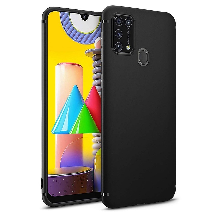 CASE SAMSUNG M30S M21 M31 M51 PREMIUM CASE SLIM MATTE CASE BLACK DOFF