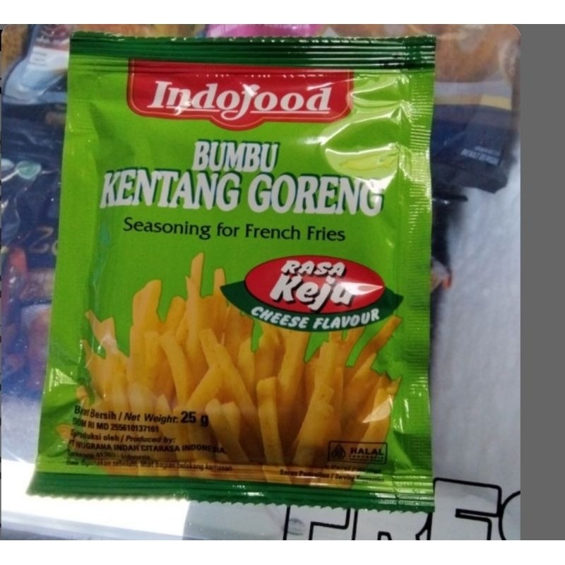 

Indofood bumbu kentang rasa keju
